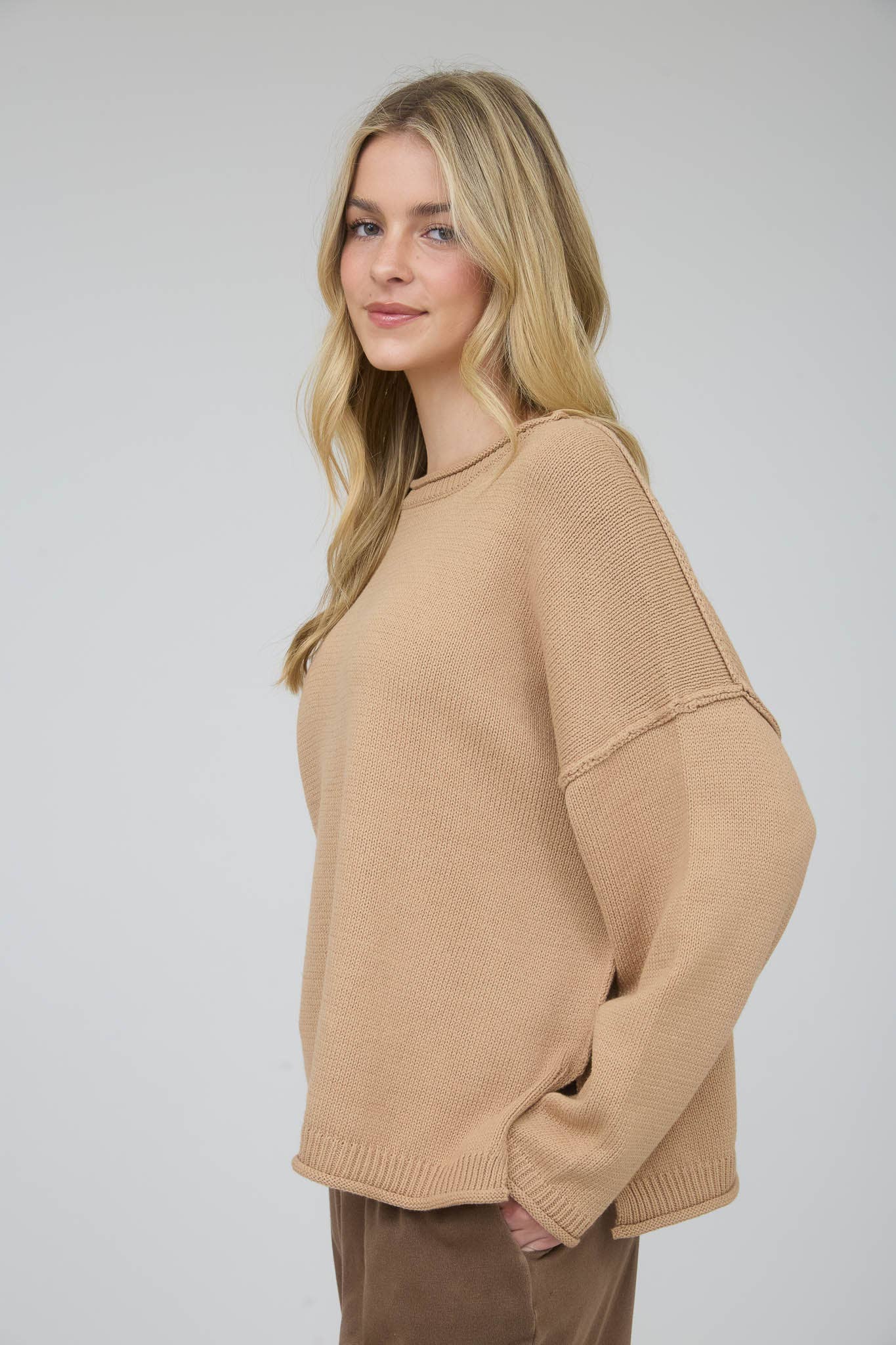 Coffee Drift Sweater