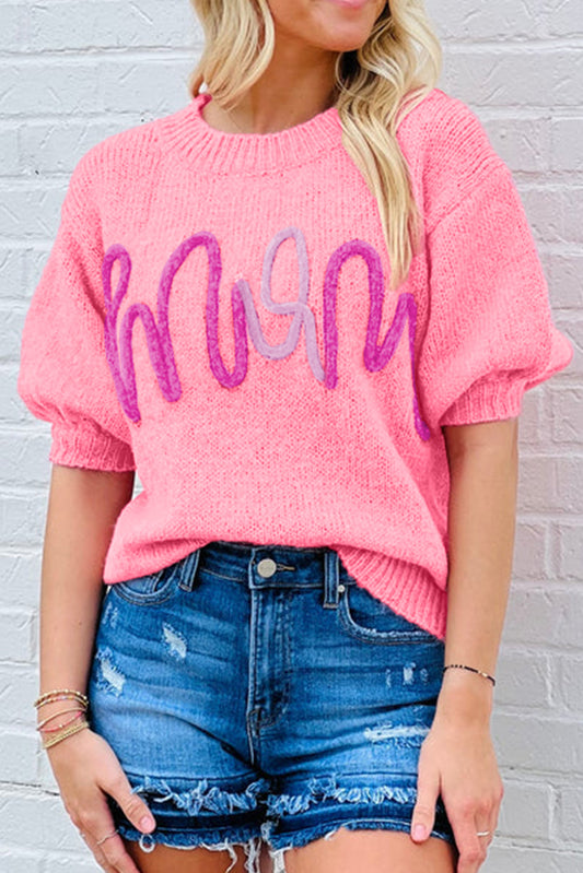 MOM Sweater - Pink