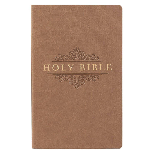 Tan Faux Leather Softcover King James Version